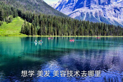 想学 美发 美容技术去哪里