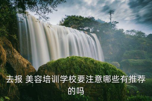 去报 美容培训学校要注意哪些有推荐的吗