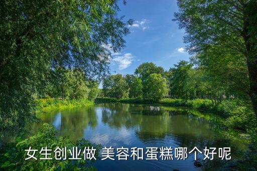 女生创业做 美容和蛋糕哪个好呢