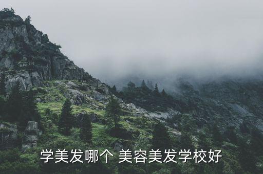 学美发哪个 美容美发学校好