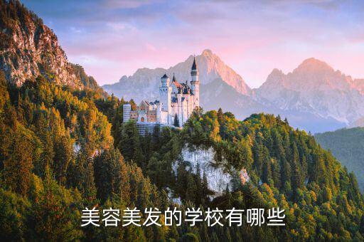  美容美发的学校有哪些
