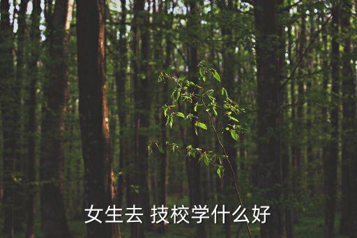女生去 技校学什么好
